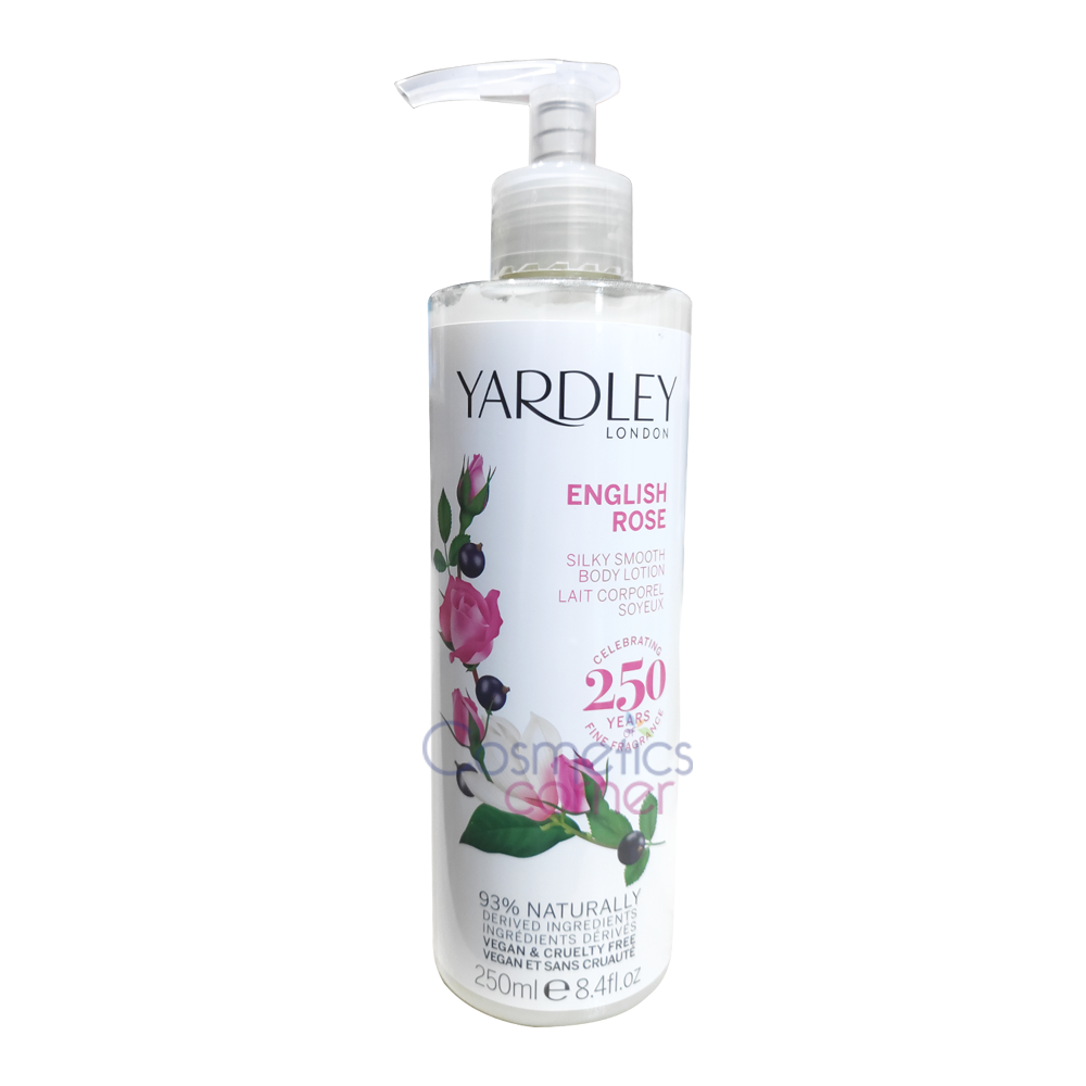 Yardley London English Rose Silky Smooth Body Lotion 250ml