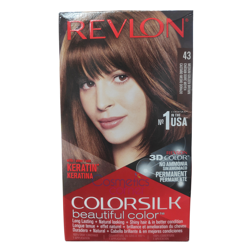 Revlon Colorsilk Beautiful Hair Color 43 Light Auburn   Revlon Colorsilk Beautiful Hair Color 43 Light Auburn 